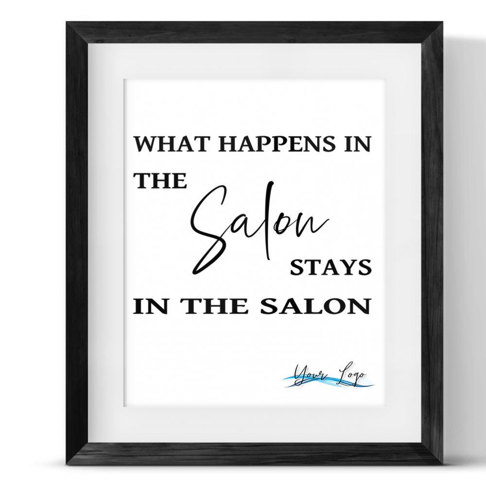 What happens in the salon print