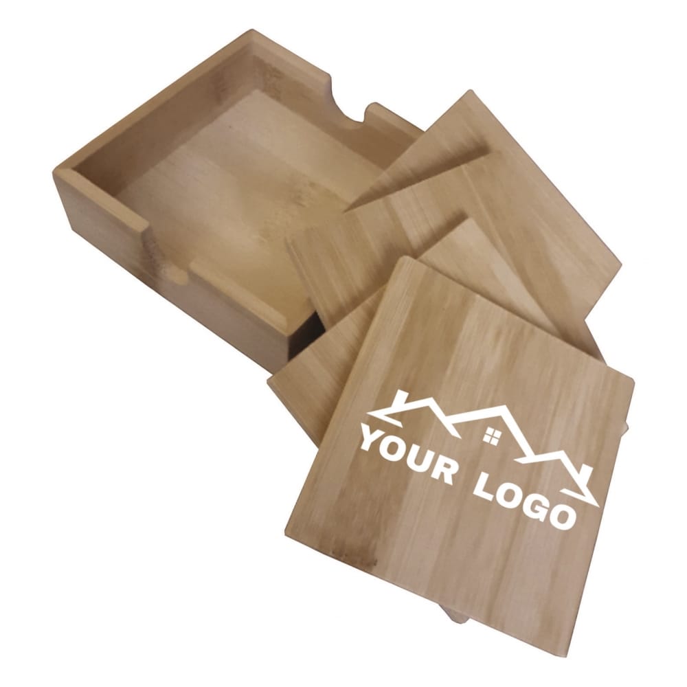 Branded Wooden Coasters