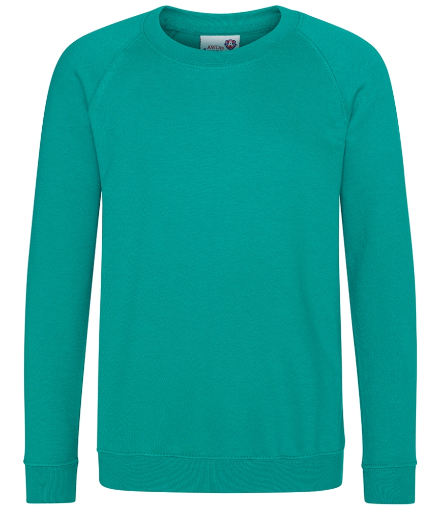 AWDis Academy Kids Raglan Sweatshirt