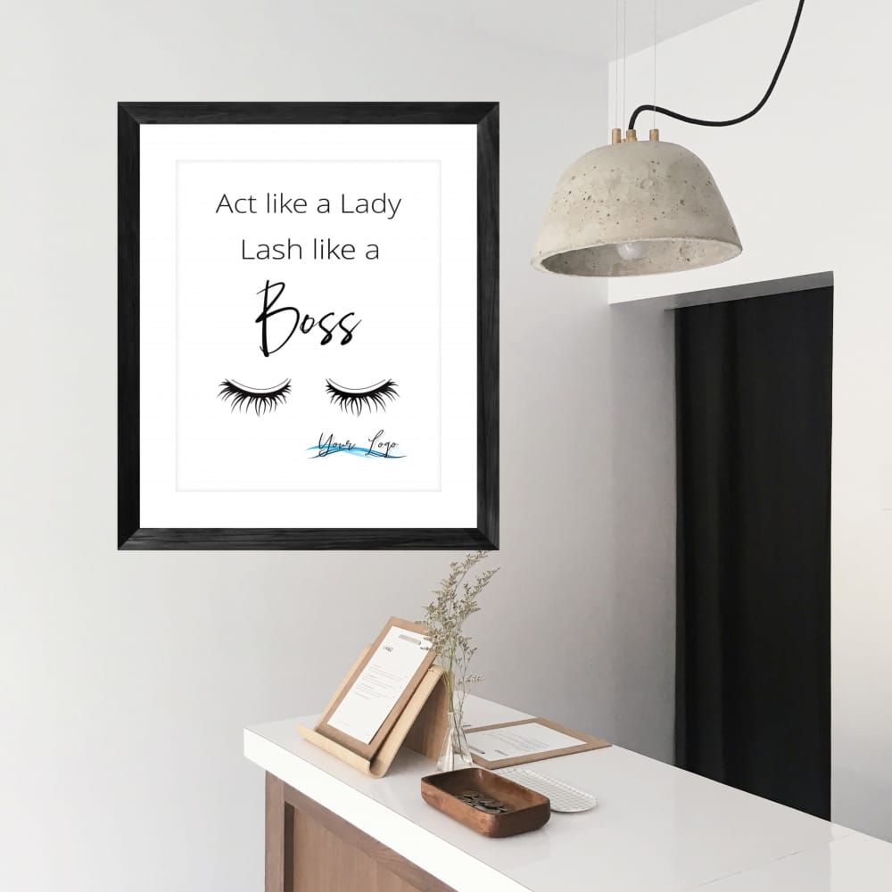 Act like a lady Framed Print