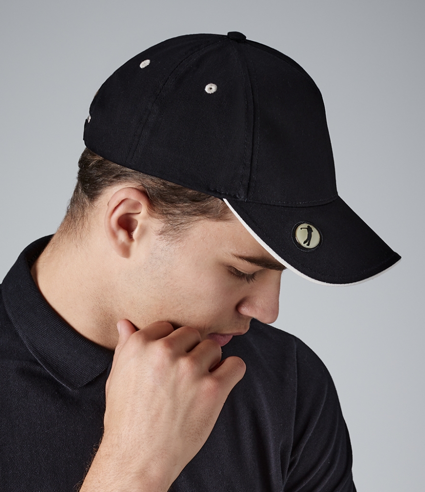 Beechfield Pro-Style Ball Mark Golf Cap