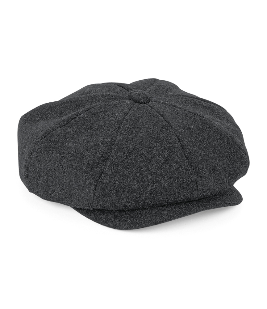 Beechfield Melton Wool Baker Boy Cap