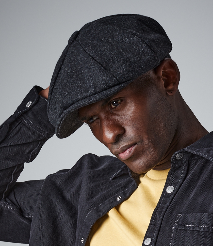 Beechfield Melton Wool Baker Boy Cap