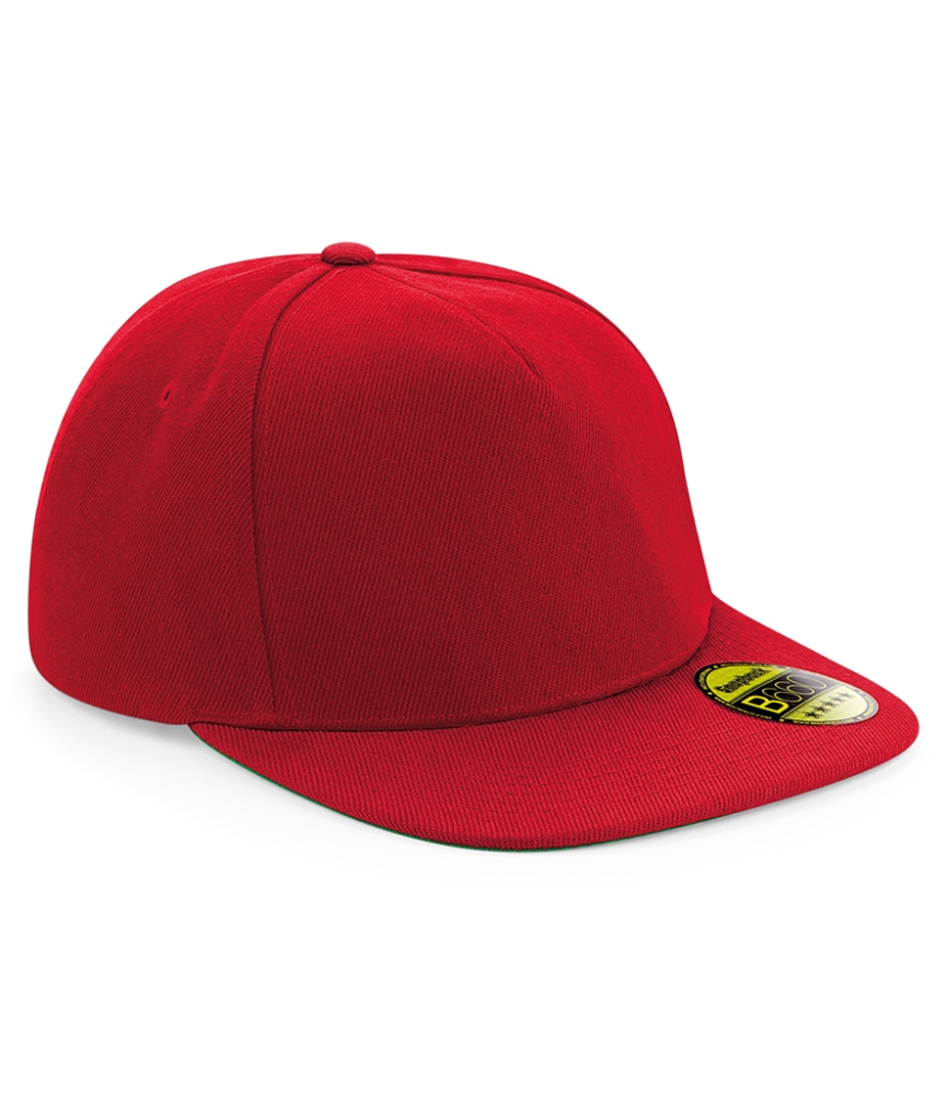 Beechfield Original Flat Peak Snapback Cap