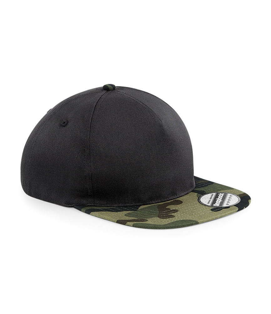 Beechfield Camo Snapback Cap