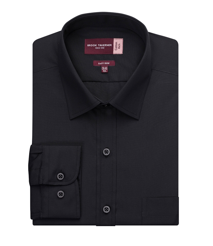 Brook Taverner Rapino Long Sleeve Poplin Shirt