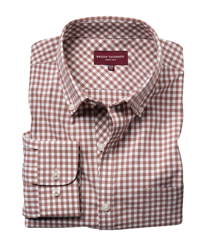 Brook Taverner Montana Gingham Long Sleeve Shirt