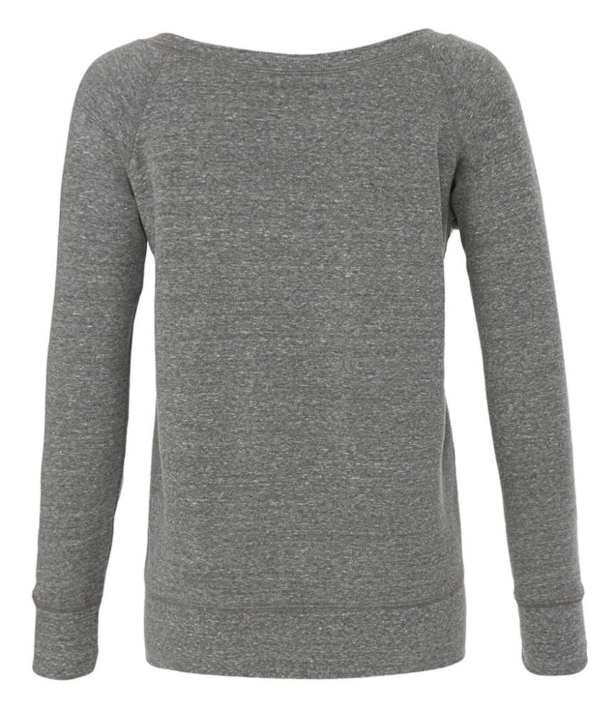 Bella Ladies Tri-Blend Sponge Fleece Wide Neck Sweatshirt
