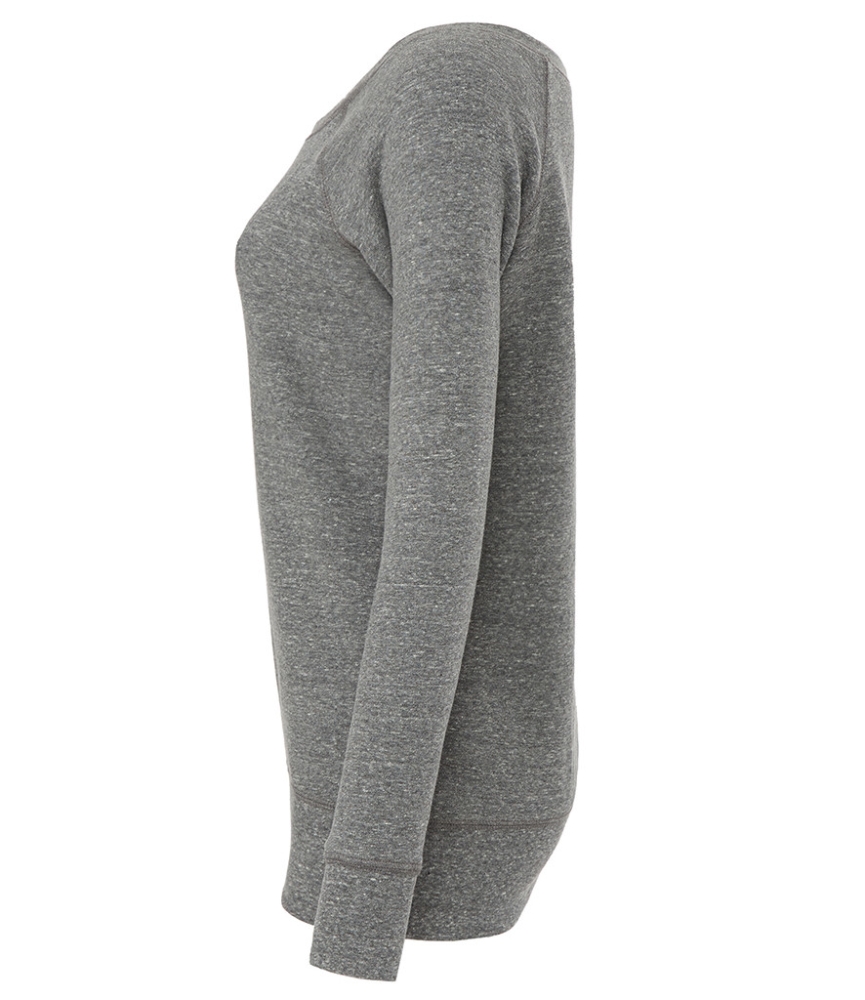 Bella Ladies Tri-Blend Sponge Fleece Wide Neck Sweatshirt
