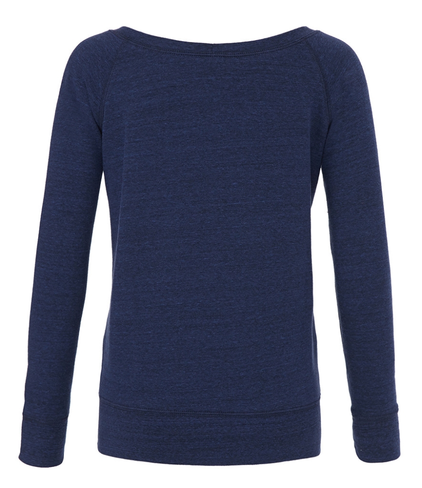 Bella Ladies Tri-Blend Sponge Fleece Wide Neck Sweatshirt