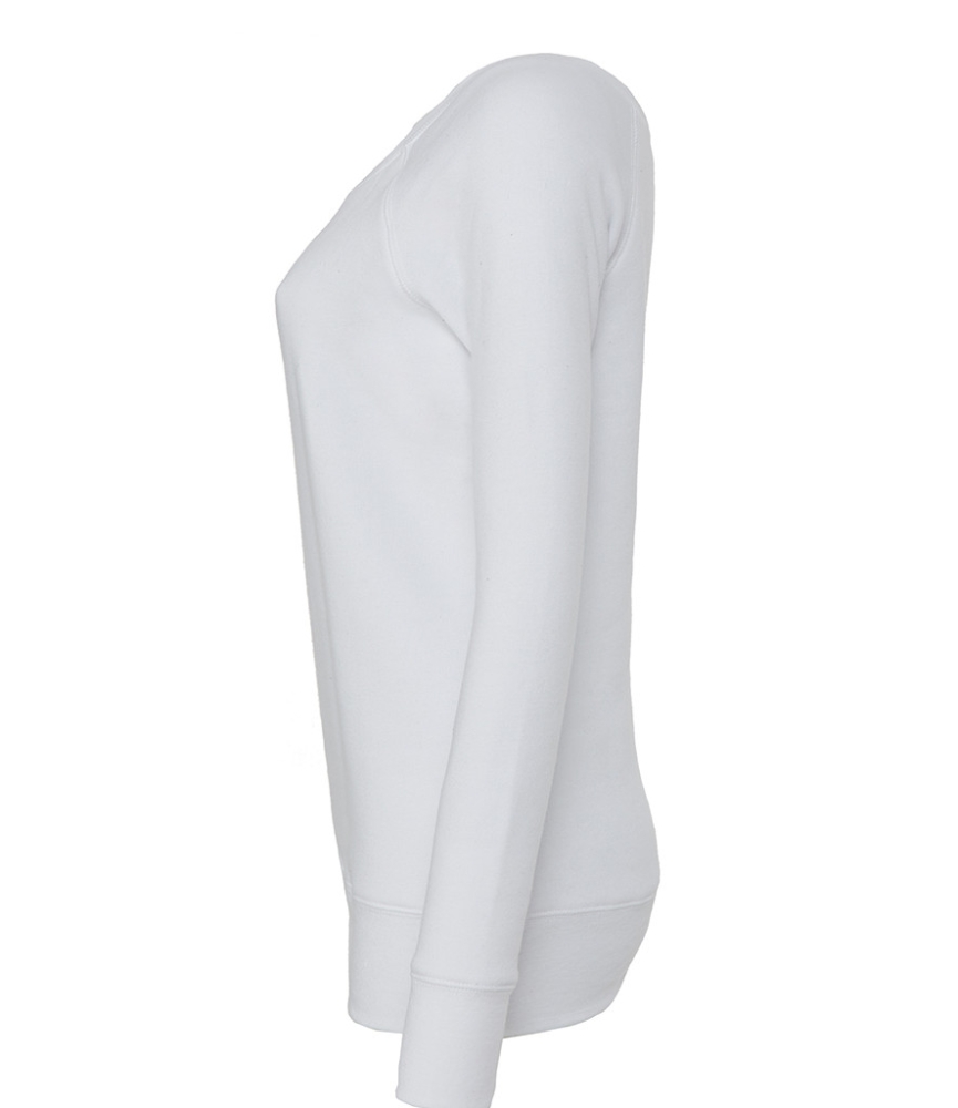 Bella Ladies Tri-Blend Sponge Fleece Wide Neck Sweatshirt