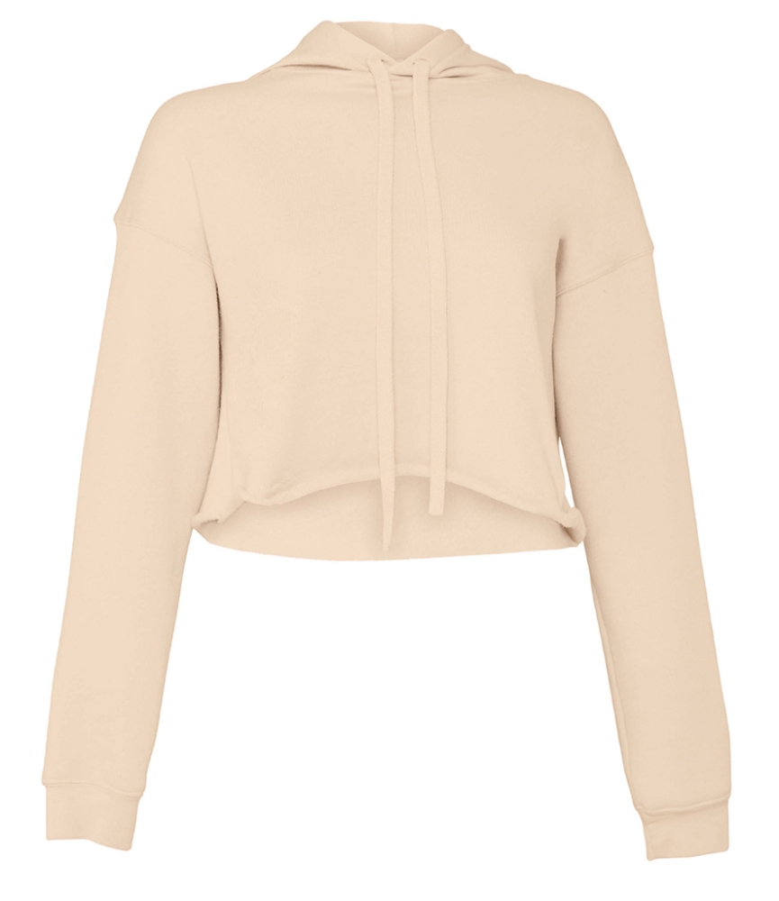 Bella Ladies Cropped Hoodie
