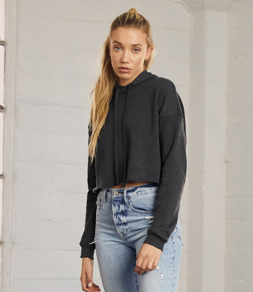Bella Ladies Cropped Hoodie