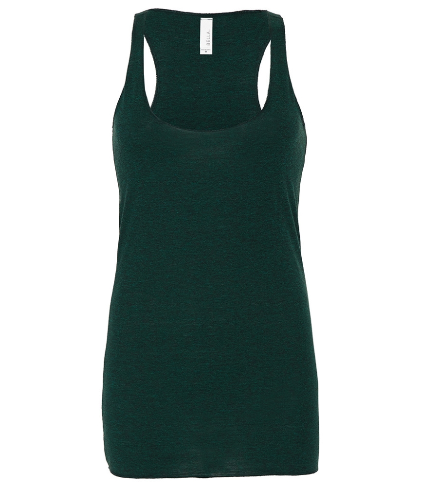Bella Ladies Tri-Blend Racer Back Tank Top