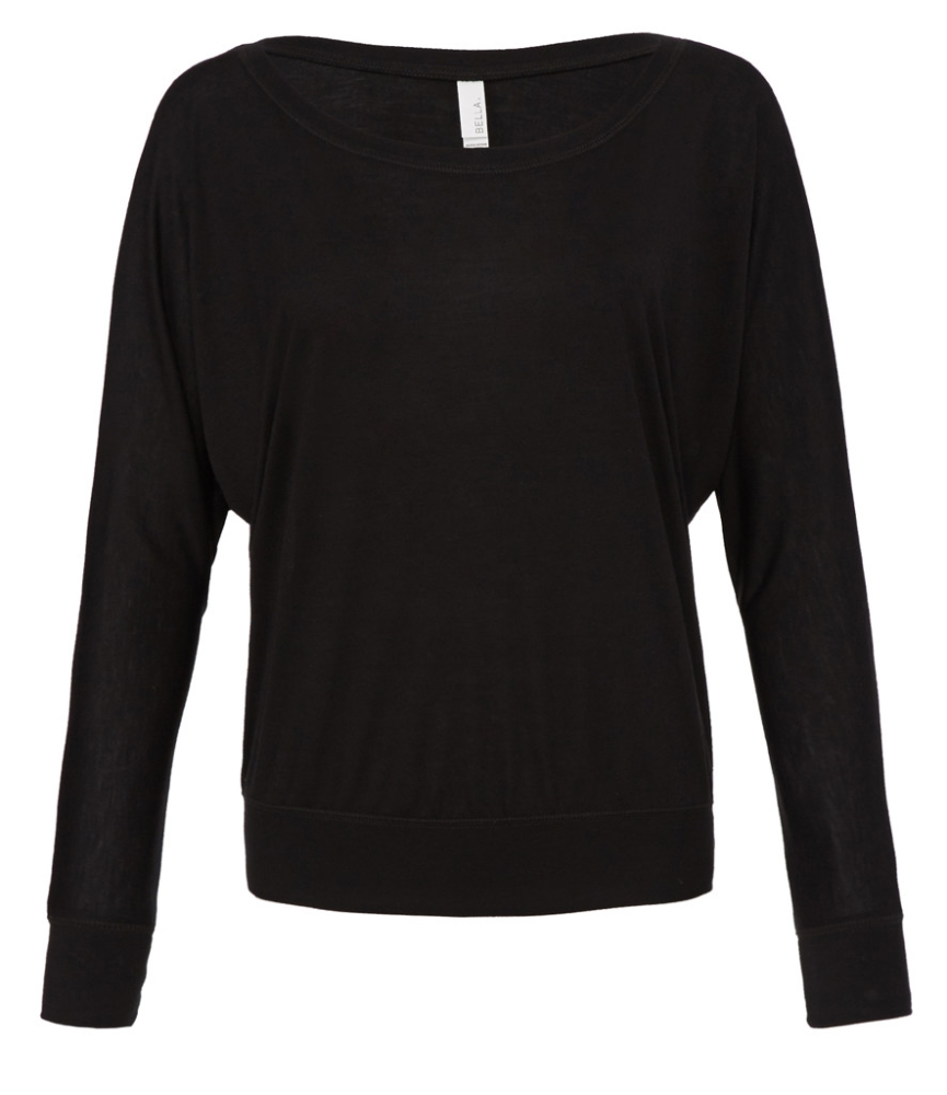 Bella Ladies Flowy Long Sleeve T-Shirt