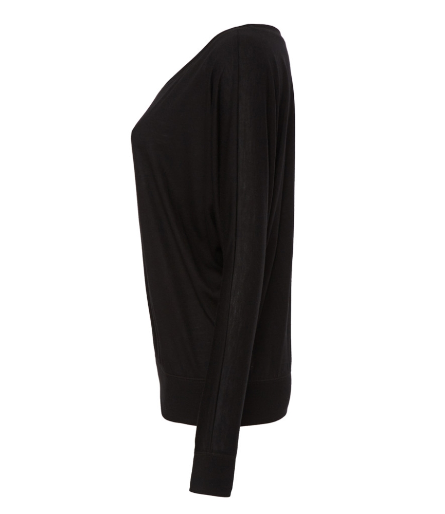 Bella Ladies Flowy Long Sleeve T-Shirt