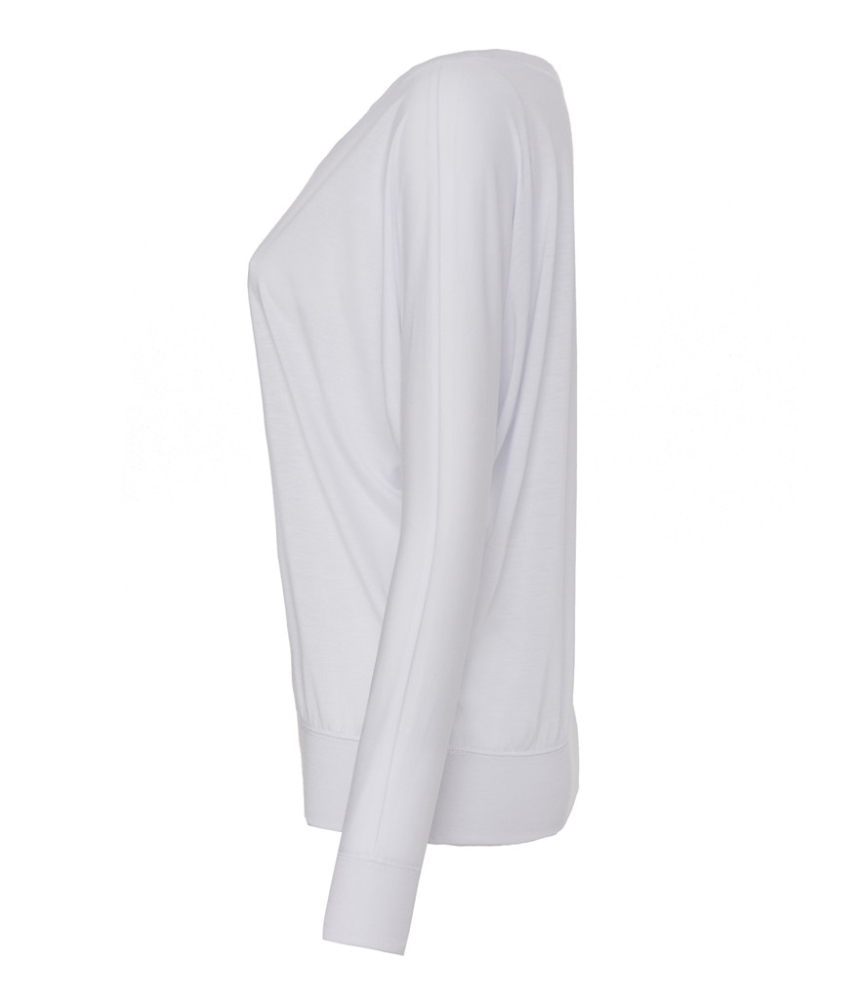 Bella Ladies Flowy Long Sleeve T-Shirt