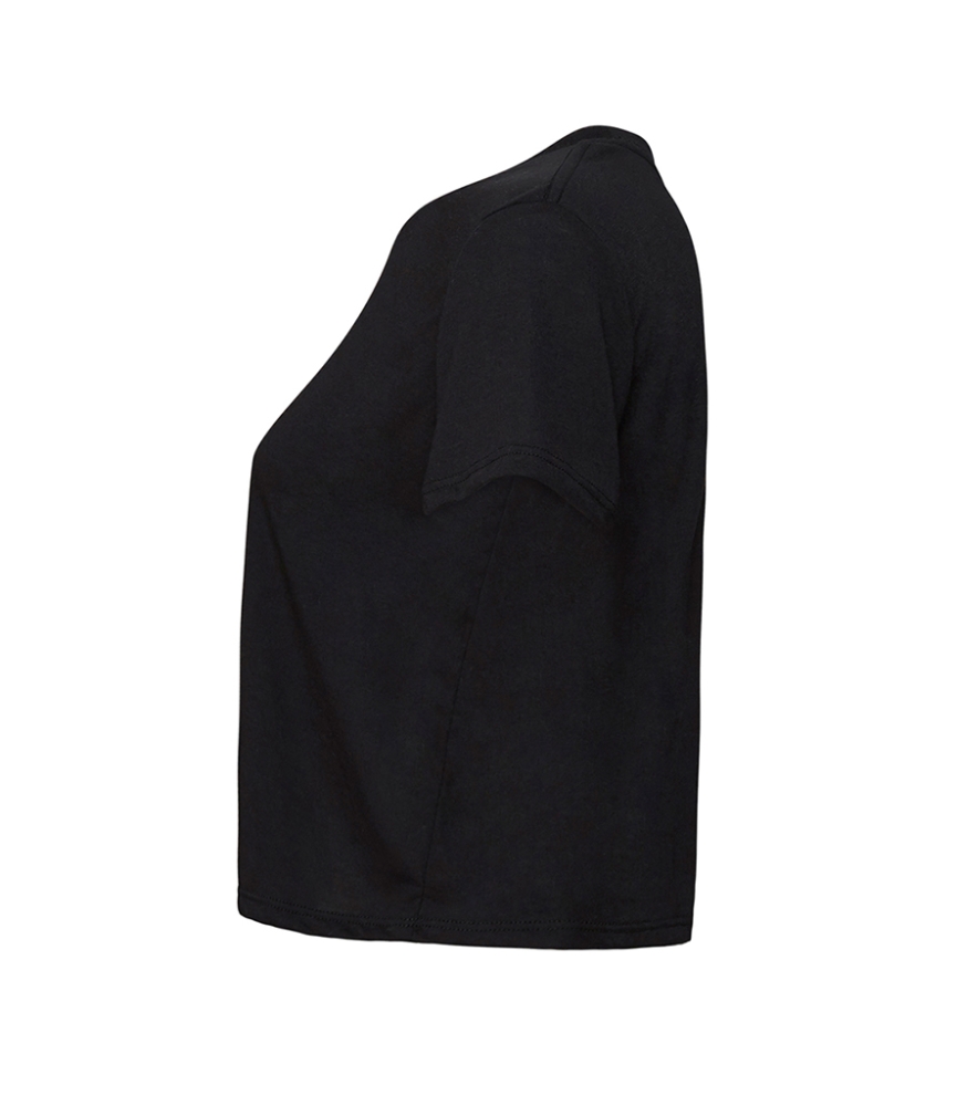 Bella Ladies Flowy Cropped T-Shirt
