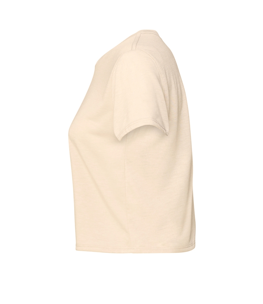 Bella Ladies Flowy Cropped T-Shirt