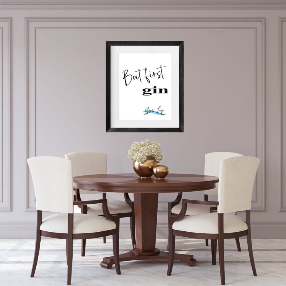 But First gin Framed Print