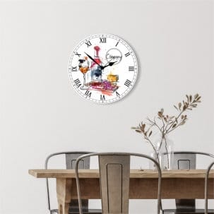 Cheese Board Clock