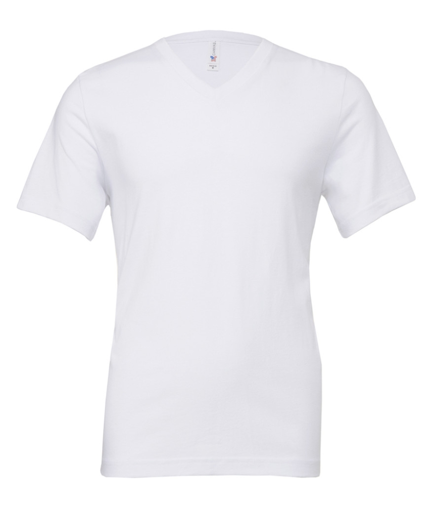 Canvas Unisex Jersey V Neck T-Shirt