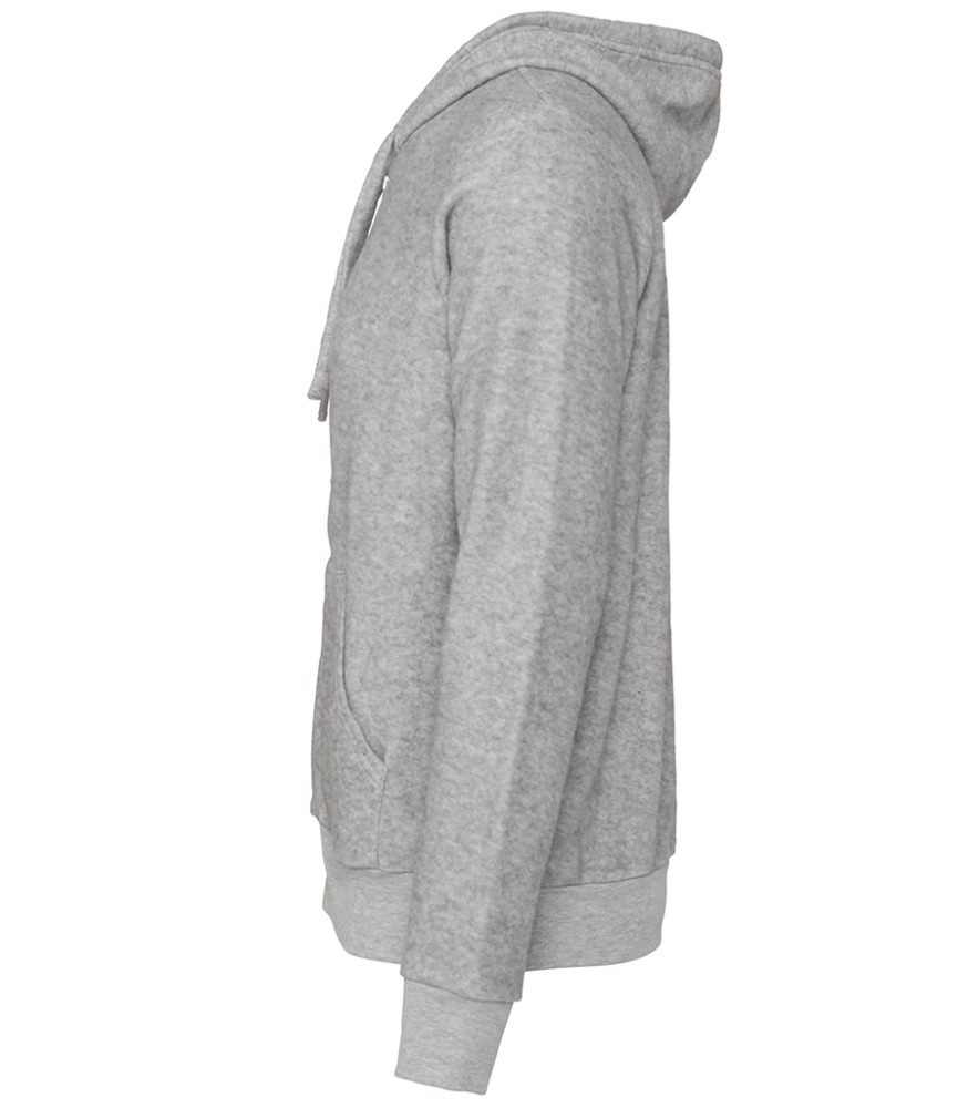 Canvas Unisex Sueded Full Zip Hoodie