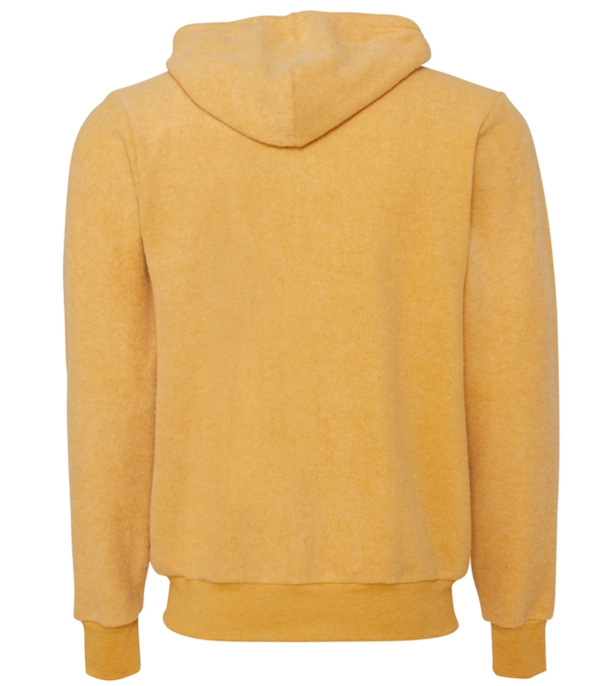 Canvas Unisex Sueded Full Zip Hoodie