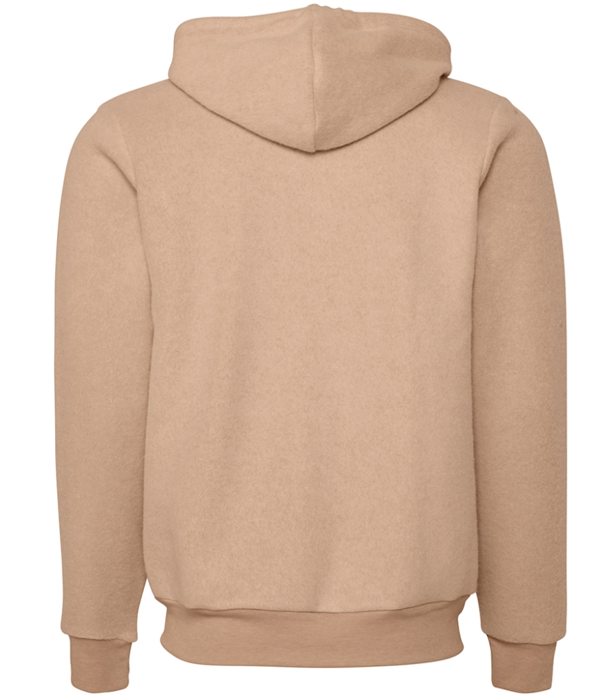 Canvas Unisex Sueded Full Zip Hoodie
