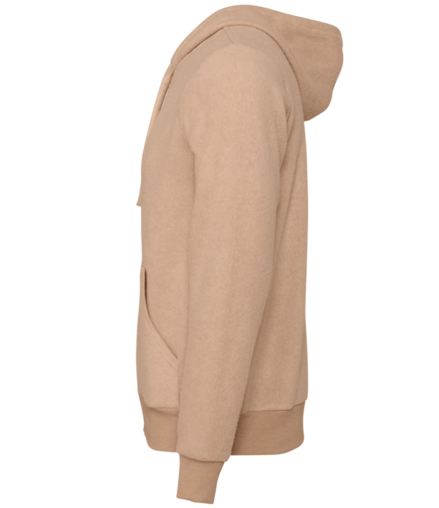 Canvas Unisex Sueded Full Zip Hoodie