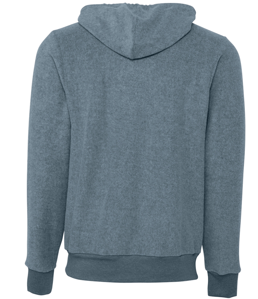 Canvas Unisex Sueded Full Zip Hoodie