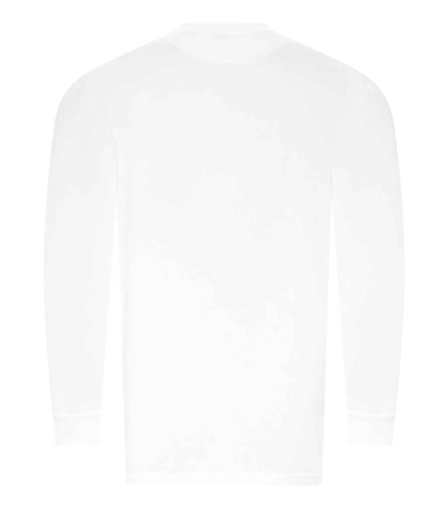 Unisex White Long Sleeve 