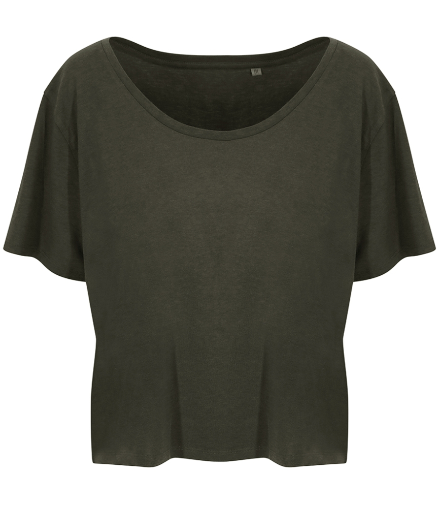 Ecologie Ladies Daintree EcoViscose Cropped T-Shirt