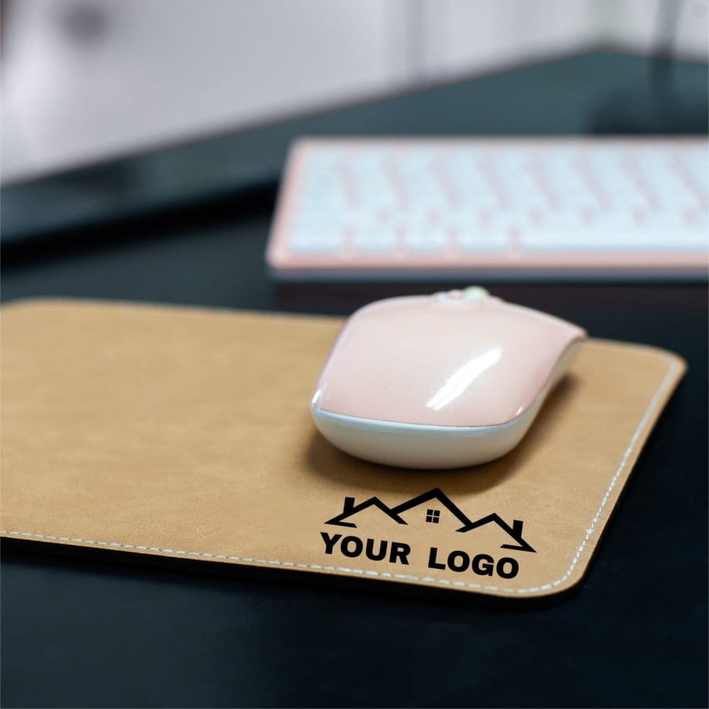 Estate Agent Leather Mousemat