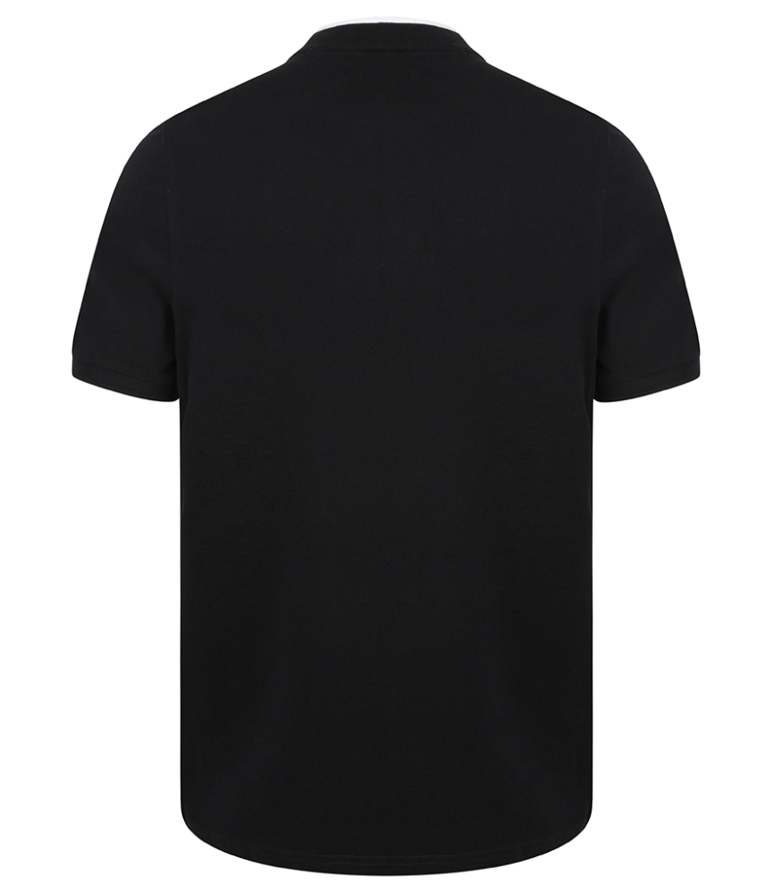 Front Row Stand Collar Stretch Polo Shirt