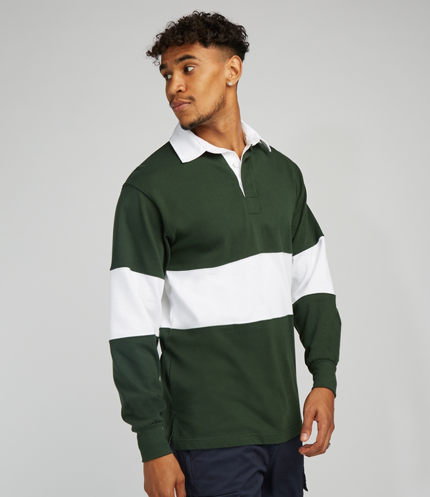 Front Row Panelled Rugby Shirt