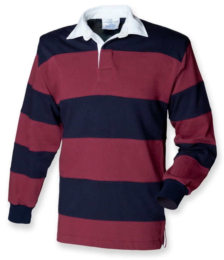 Front Row Sewn Stripe Rugby Shirt