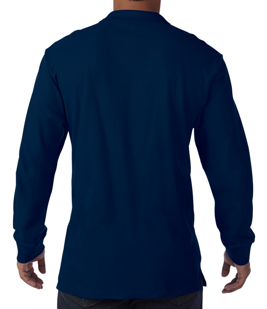 Gildan Long Sleeve Premium Cotton® Double Piqué Polo Shirt