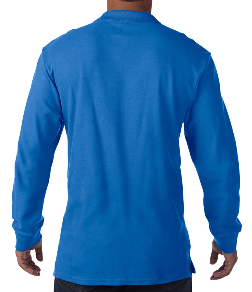 Gildan Long Sleeve Premium Cotton® Double Piqué Polo Shirt