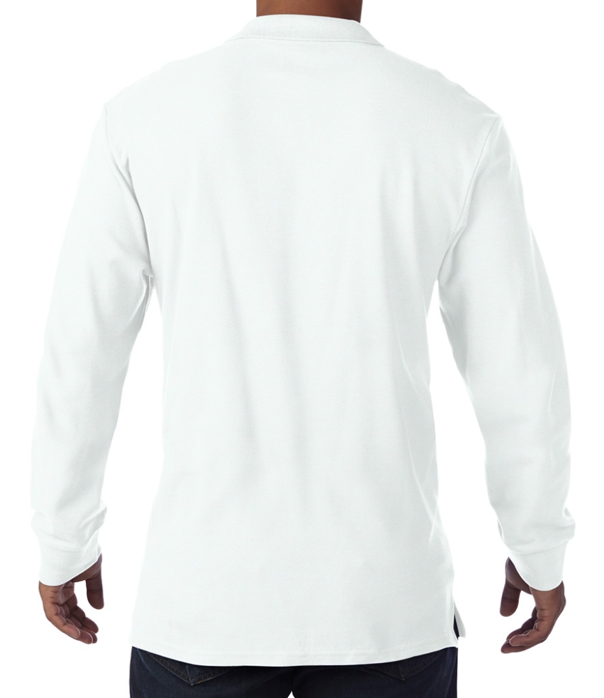 Gildan Long Sleeve Premium Cotton® Double Piqué Polo Shirt