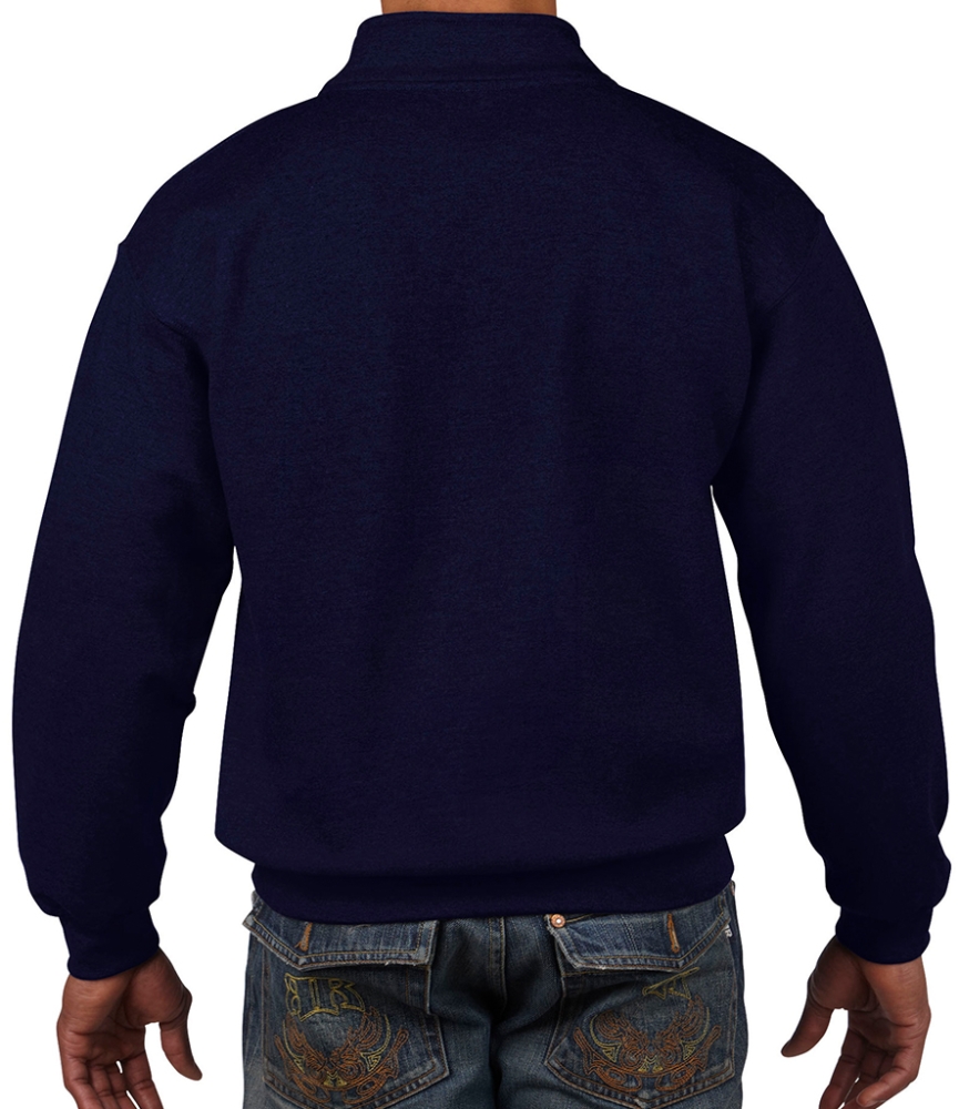 Gildan Heavy Blend™ Vintage Zip Neck Sweatshirt