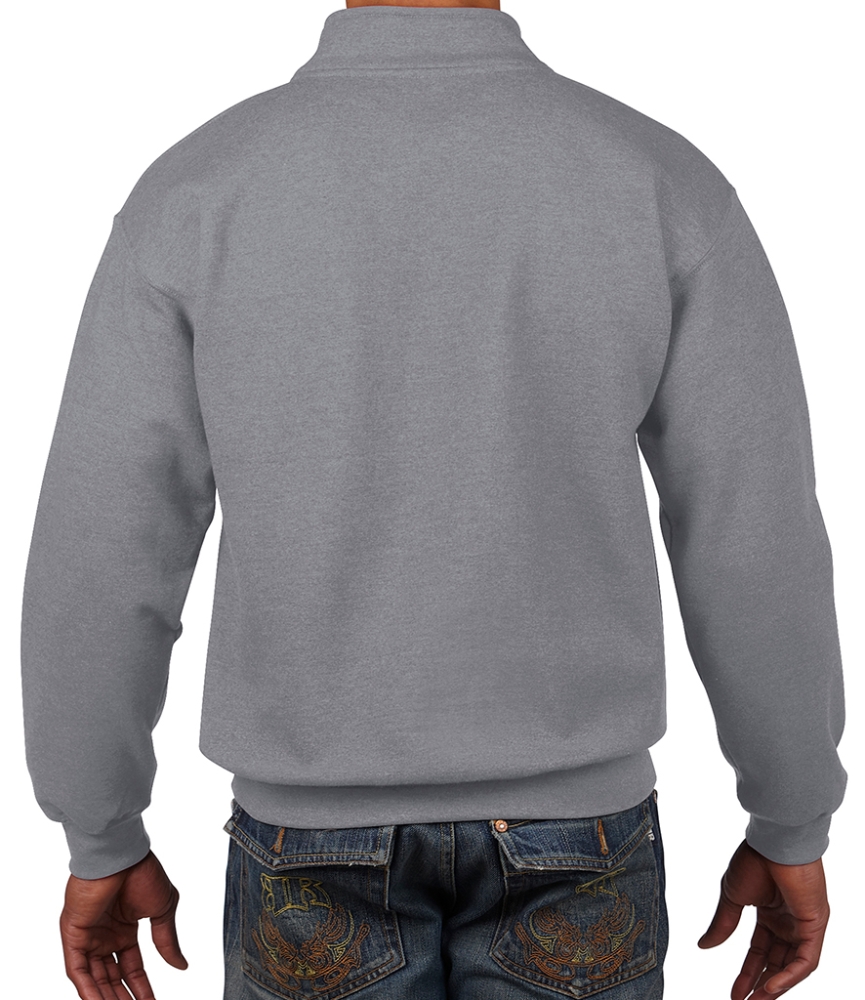 Gildan Heavy Blend™ Vintage Zip Neck Sweatshirt