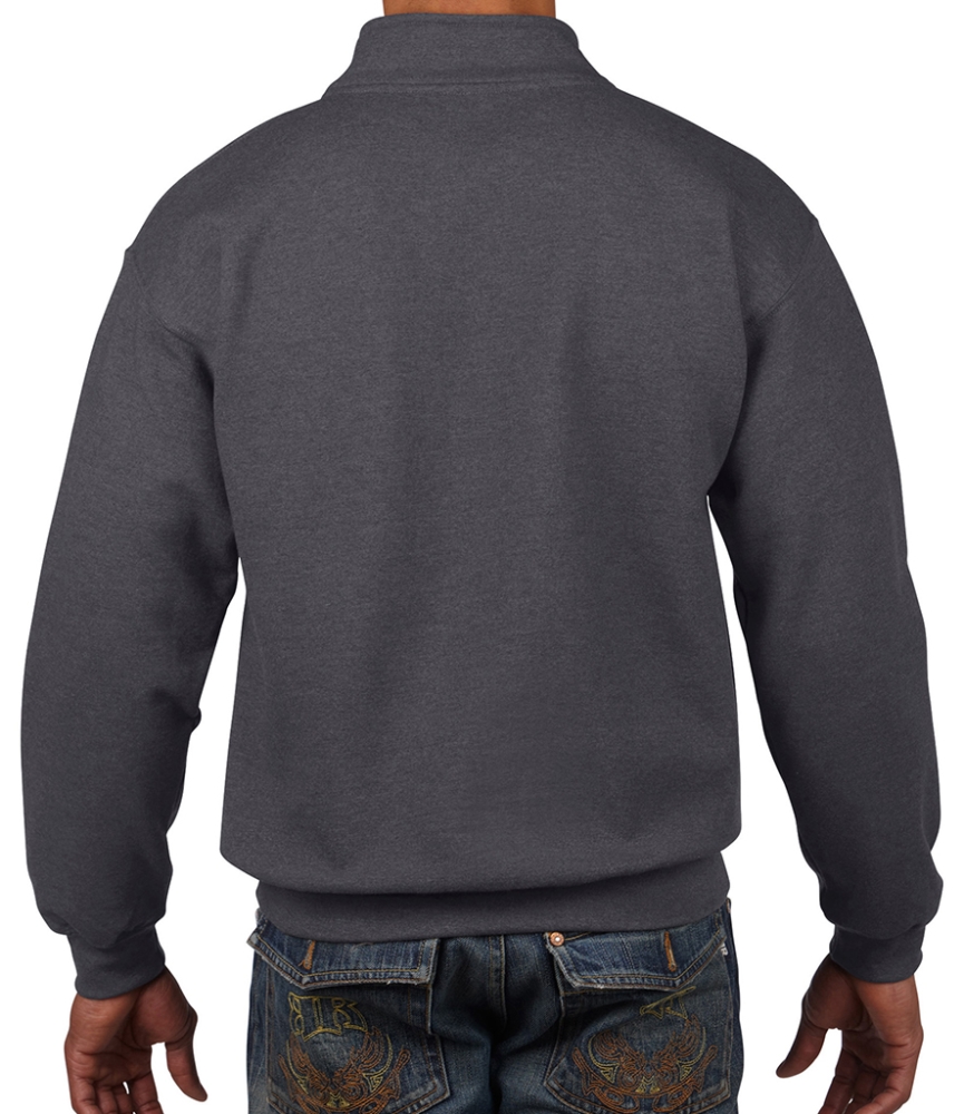 Gildan Heavy Blend™ Vintage Zip Neck Sweatshirt