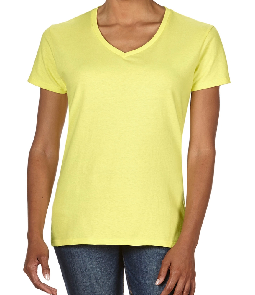 Gildan Ladies Premium Cotton® V Neck T-Shirt