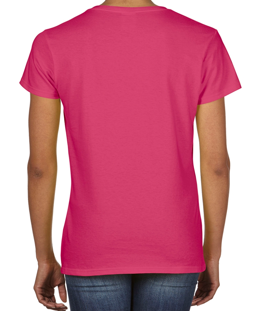 Gildan Ladies Premium Cotton® V Neck T-Shirt