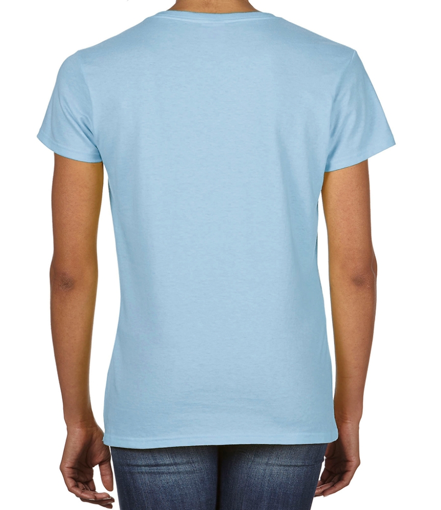 Gildan Ladies Premium Cotton® V Neck T-Shirt