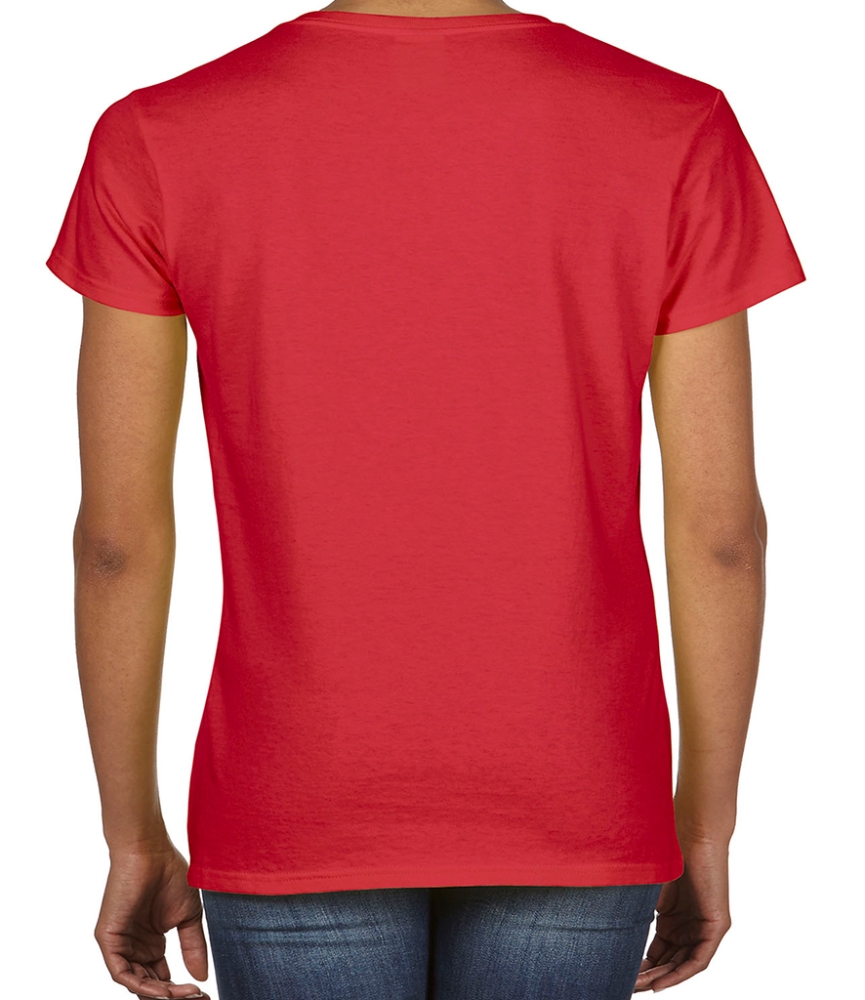 Gildan Ladies Premium Cotton® V Neck T-Shirt