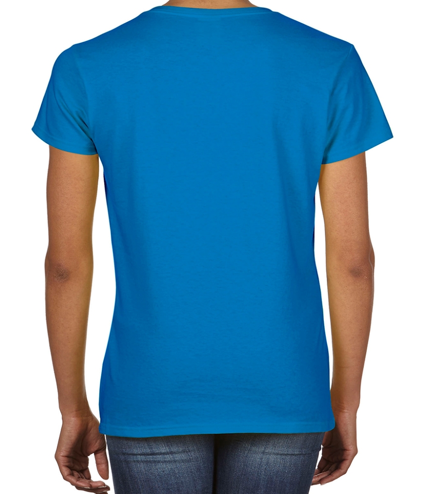 Gildan Ladies Premium Cotton® V Neck T-Shirt