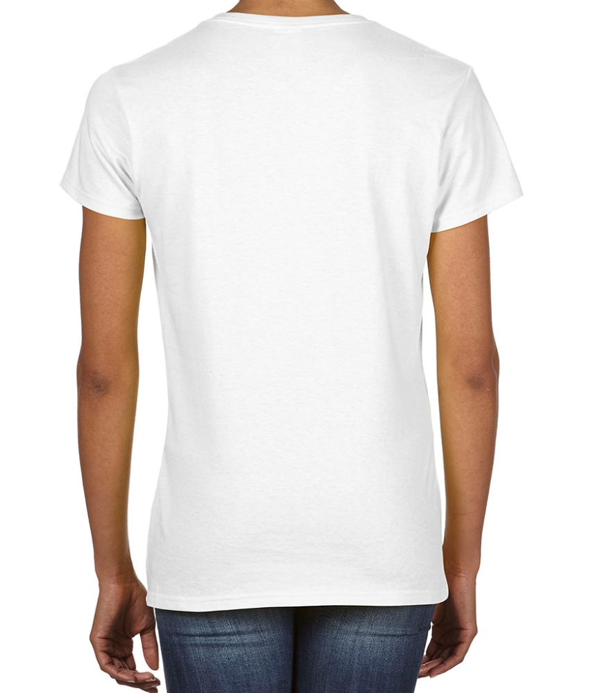Gildan Ladies Premium Cotton® V Neck T-Shirt