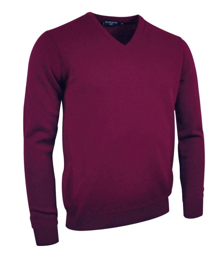 Glenmuir V Neck Lambswool Sweater